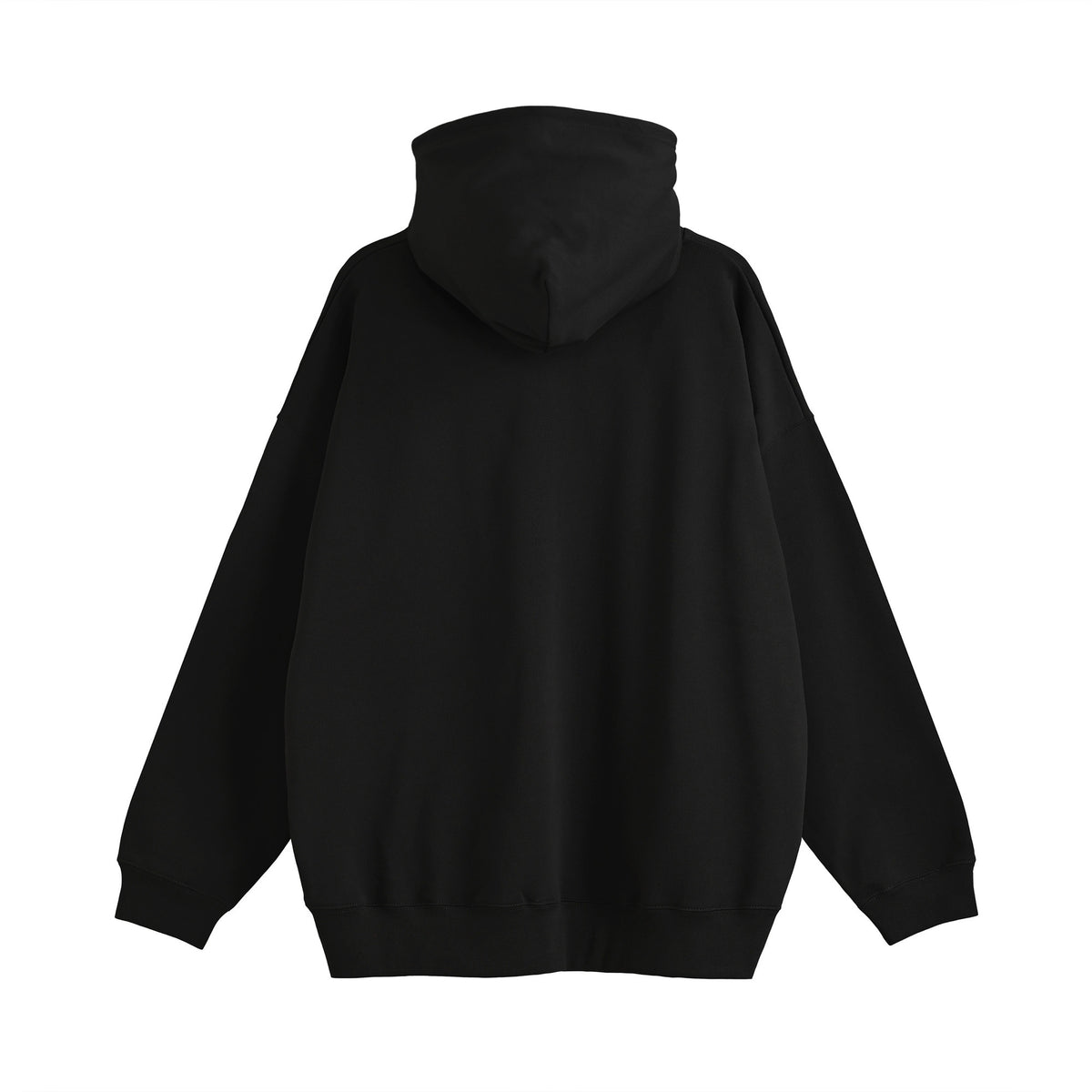 ISOLEX ビッグシルエット裏パイルPOパーカー black image