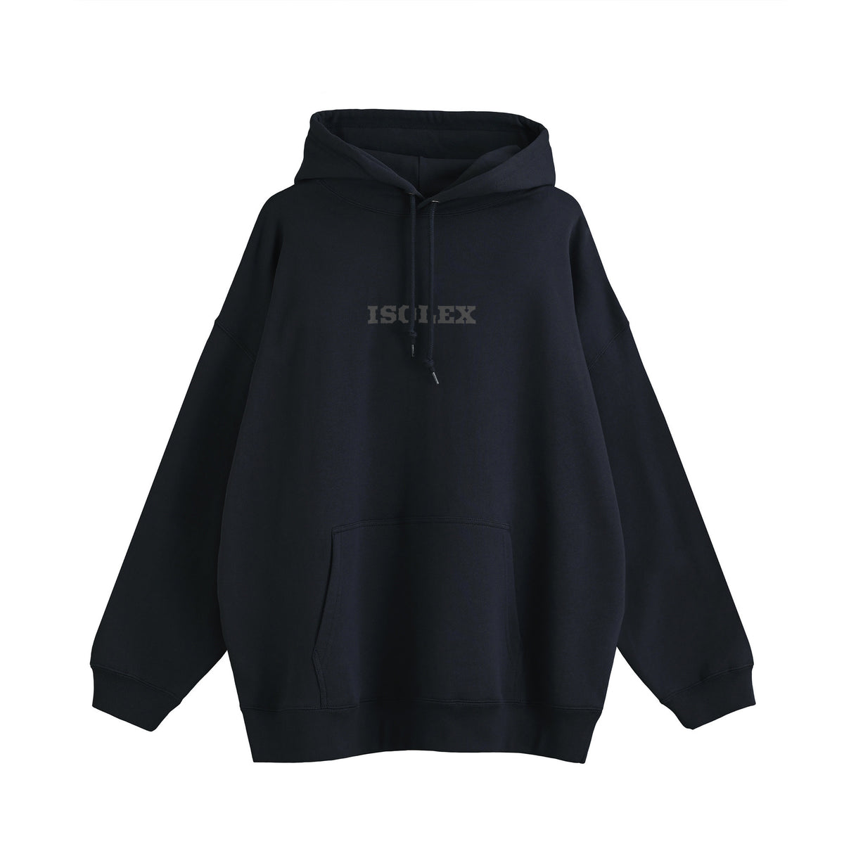 ISOLEX ビッグシルエット裏パイルPOパーカー navy image