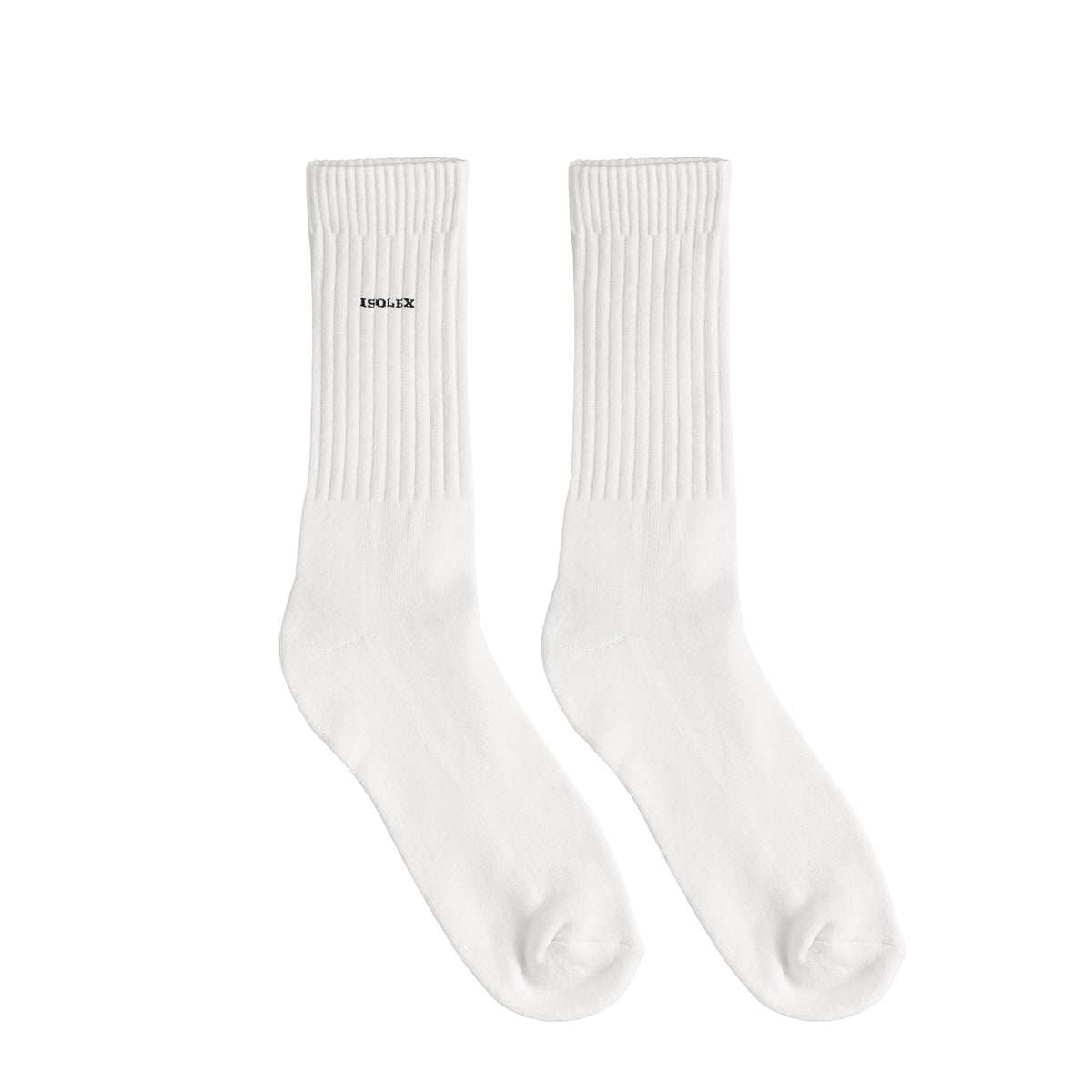 ISOLEX クルーソックス white image