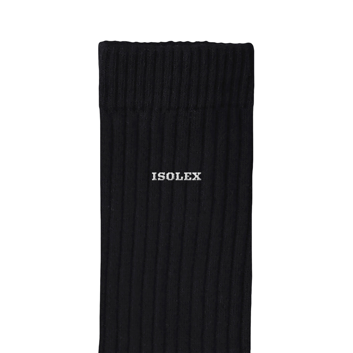 ISOELX クルーソックス black image