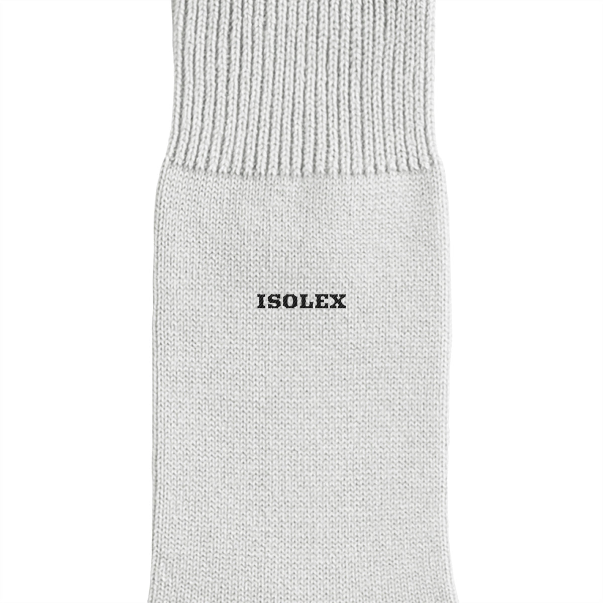 ISOLEX カラークルーソックス gray image