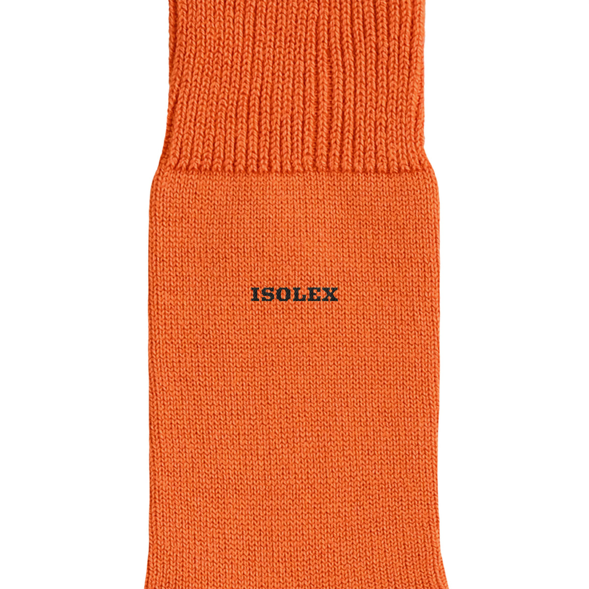 ISOLEX カラークルーソックス orange image