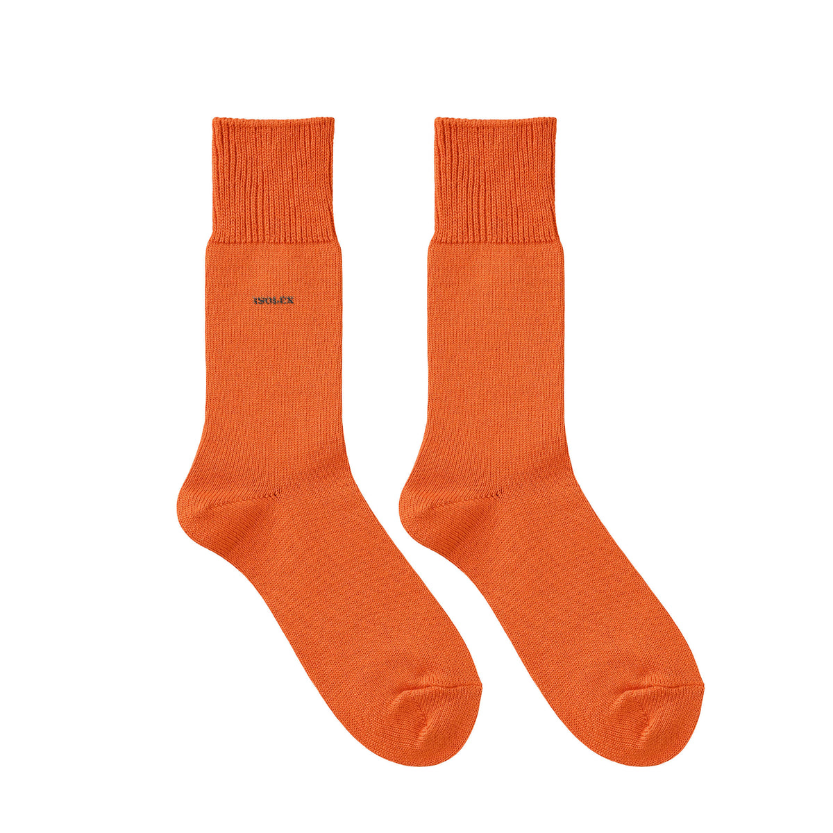 ISOLEX カラークルーソックス orange image