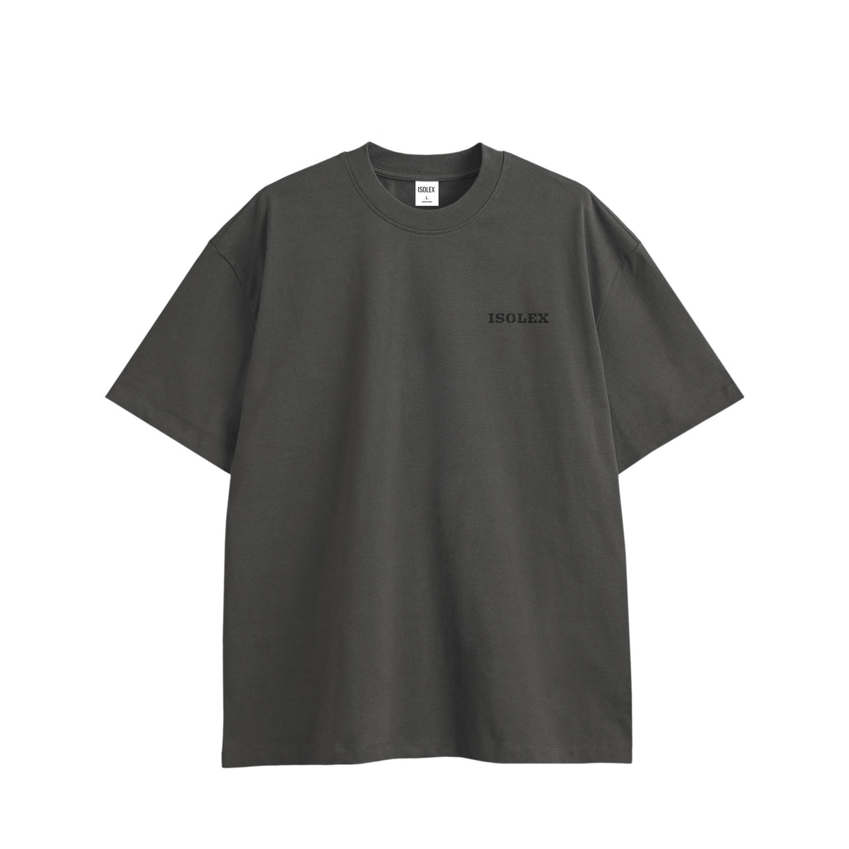 ISOLEX オーバーサイズコットンTシャツ charcoal image