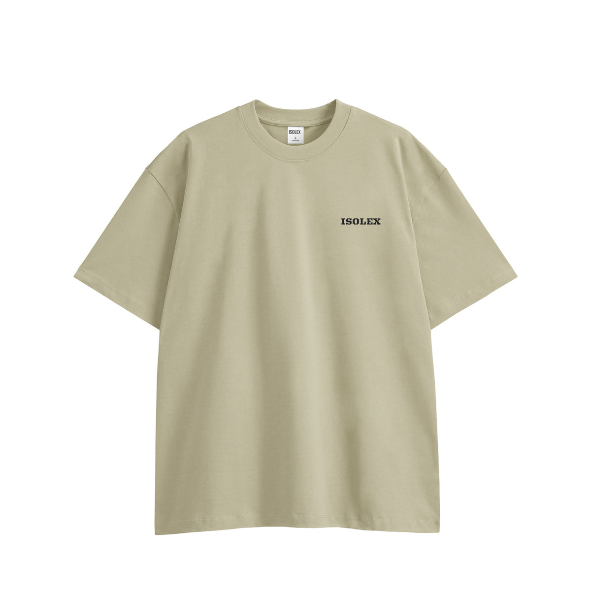ISOLEX オーバーサイズ コットンTシャツ beige image
