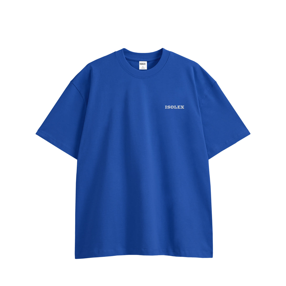 ISOLEX オーバーサイズ コットンTシャツ blue image