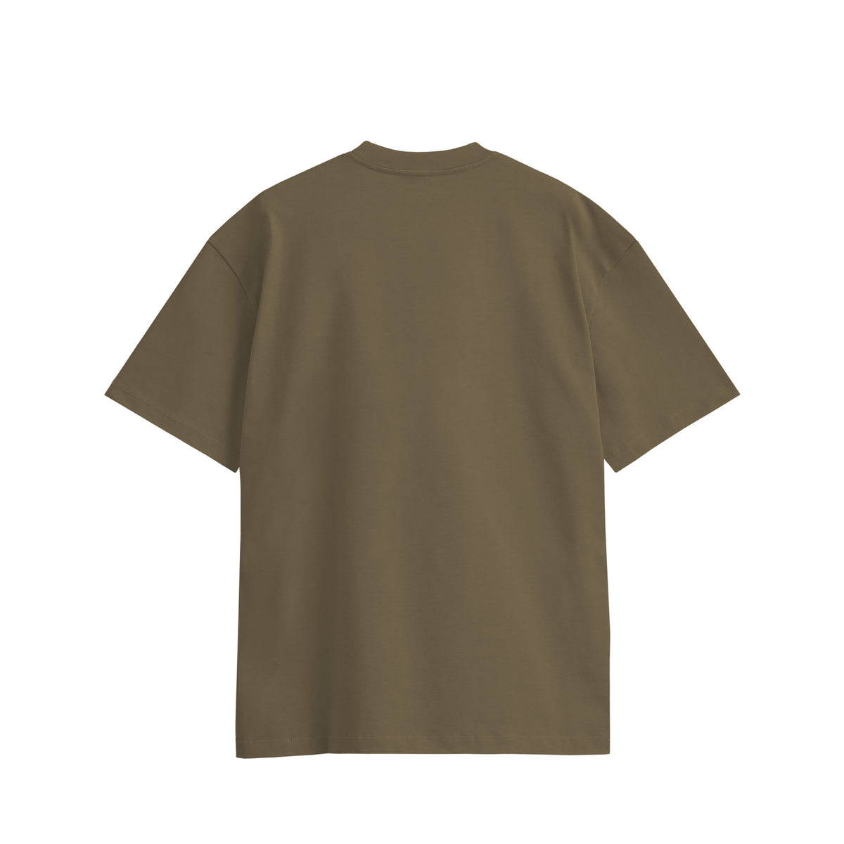 ISOLEX オーバーサイズ コットンTシャツ brown image