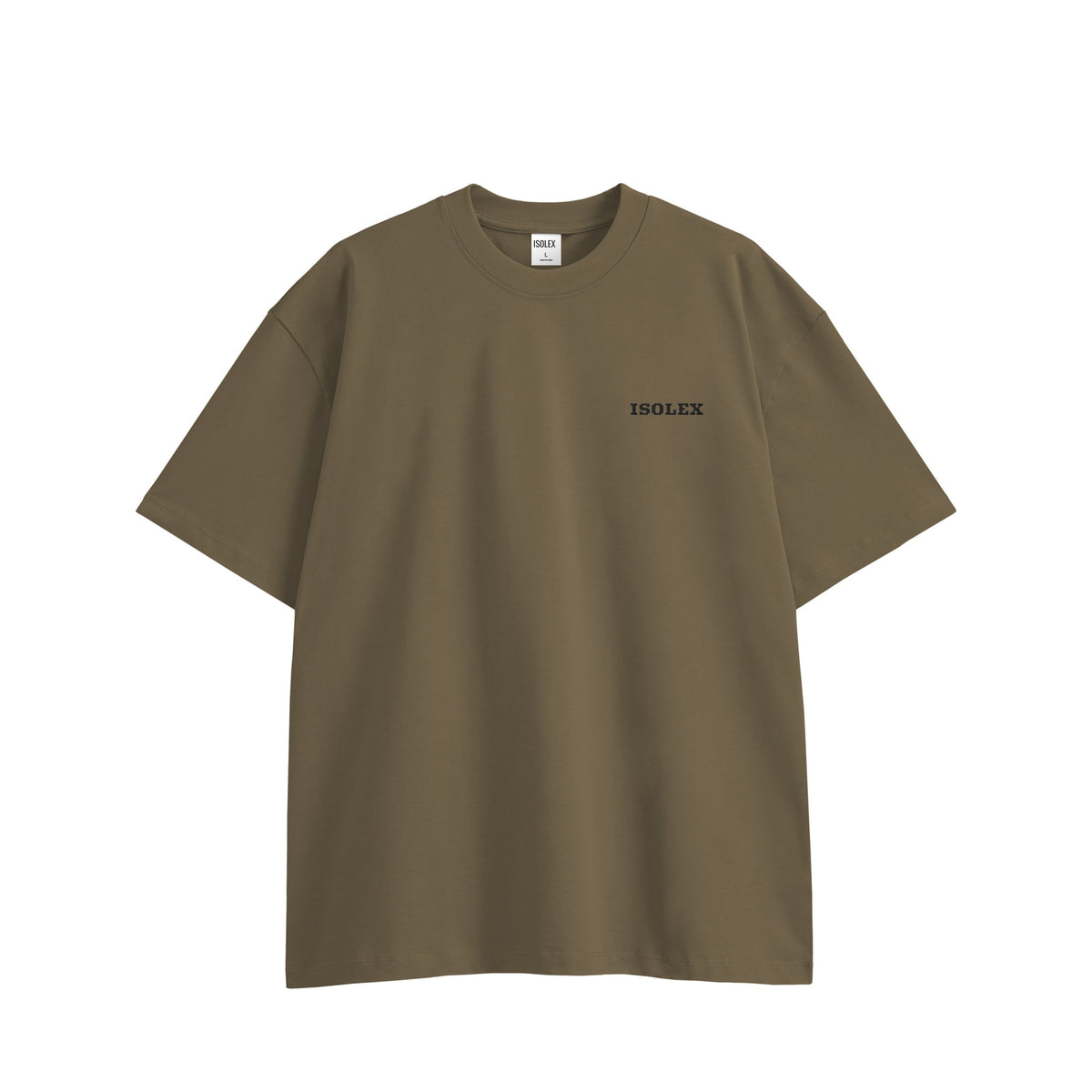 ISOLEX オーバーサイズ コットンTシャツ brown image