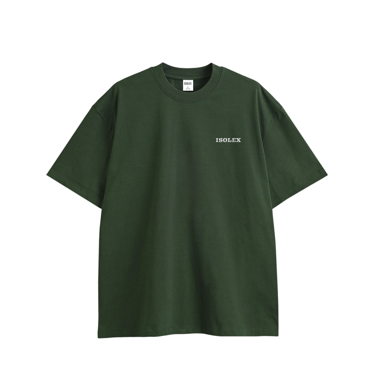 ISOLEX オーバーサイズ コットンTシャツ green image