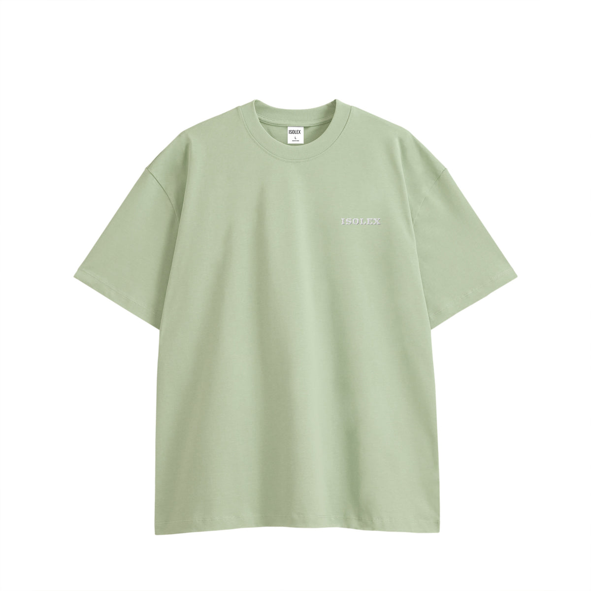 ISOLEX オーバーサイズ コットンTシャツ light-green image