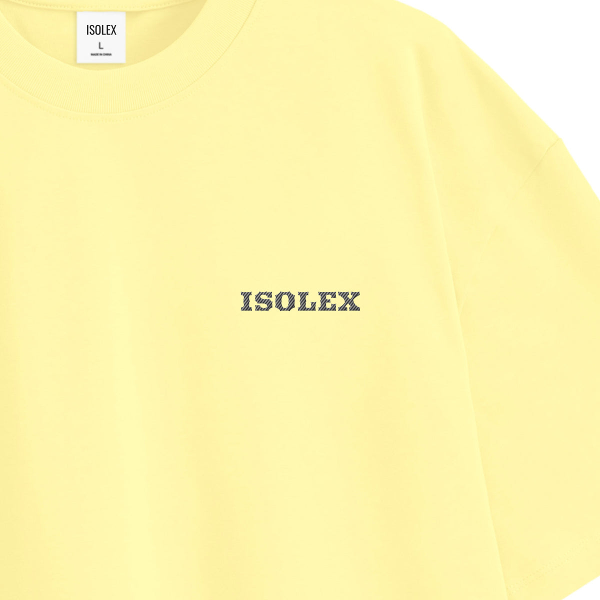 ISOLEX オーバーサイズ コットンTシャツ light-yellow image