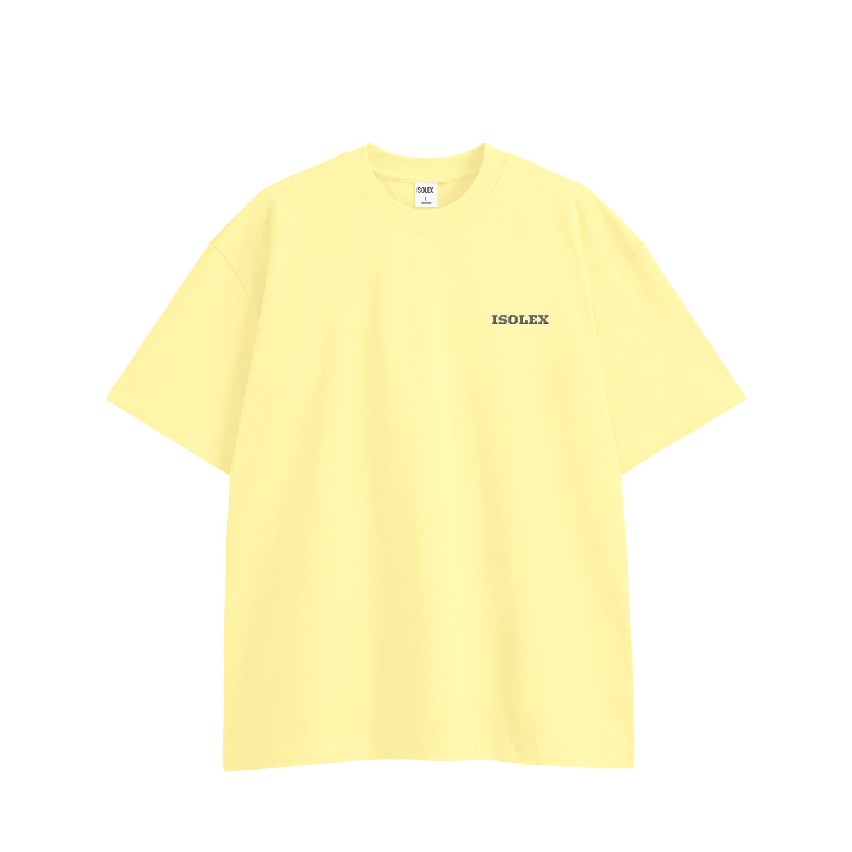 ISOLEX オーバーサイズ コットンTシャツ light-yellow image