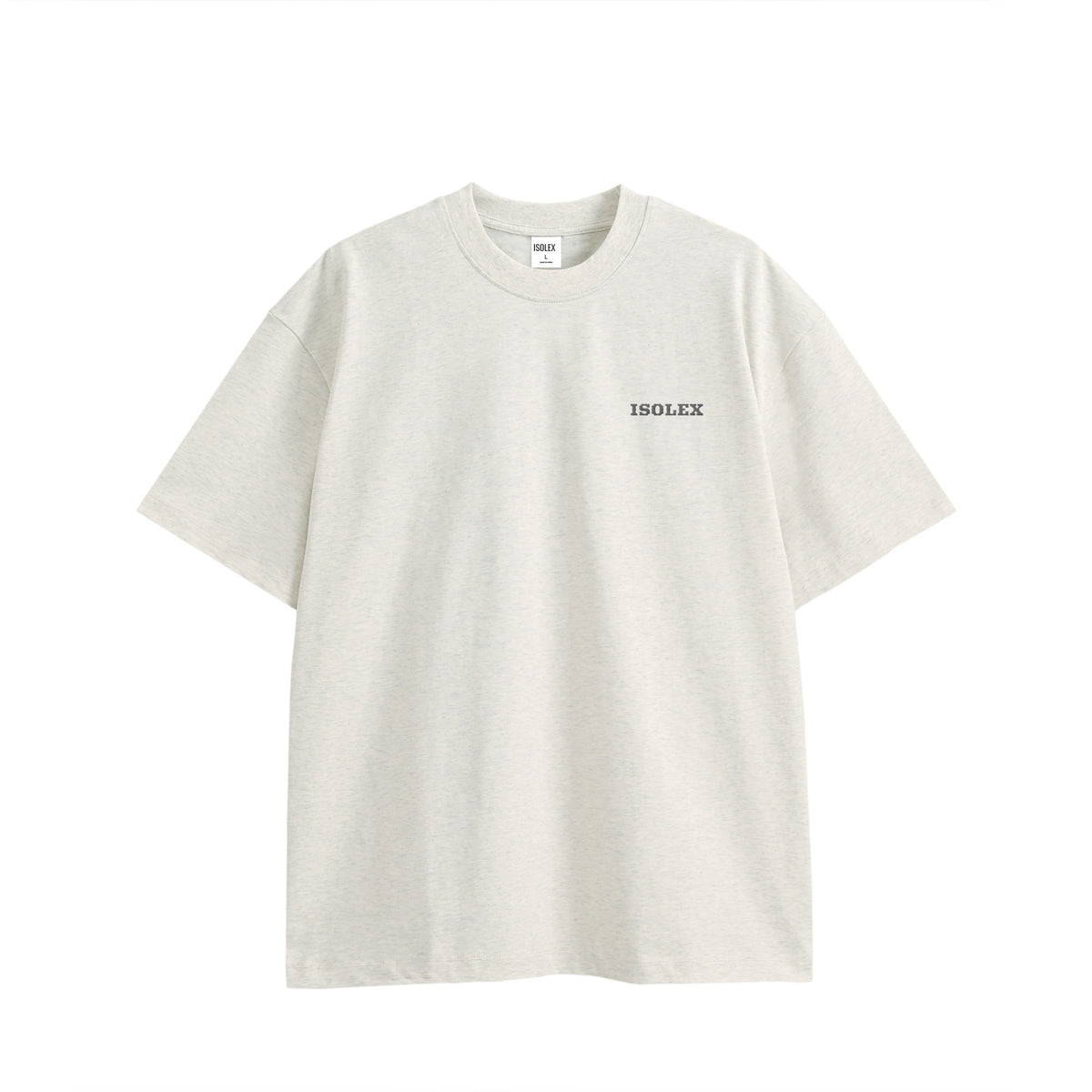 ISOLEX オーバーサイズ コットンTシャツ oatmeal image