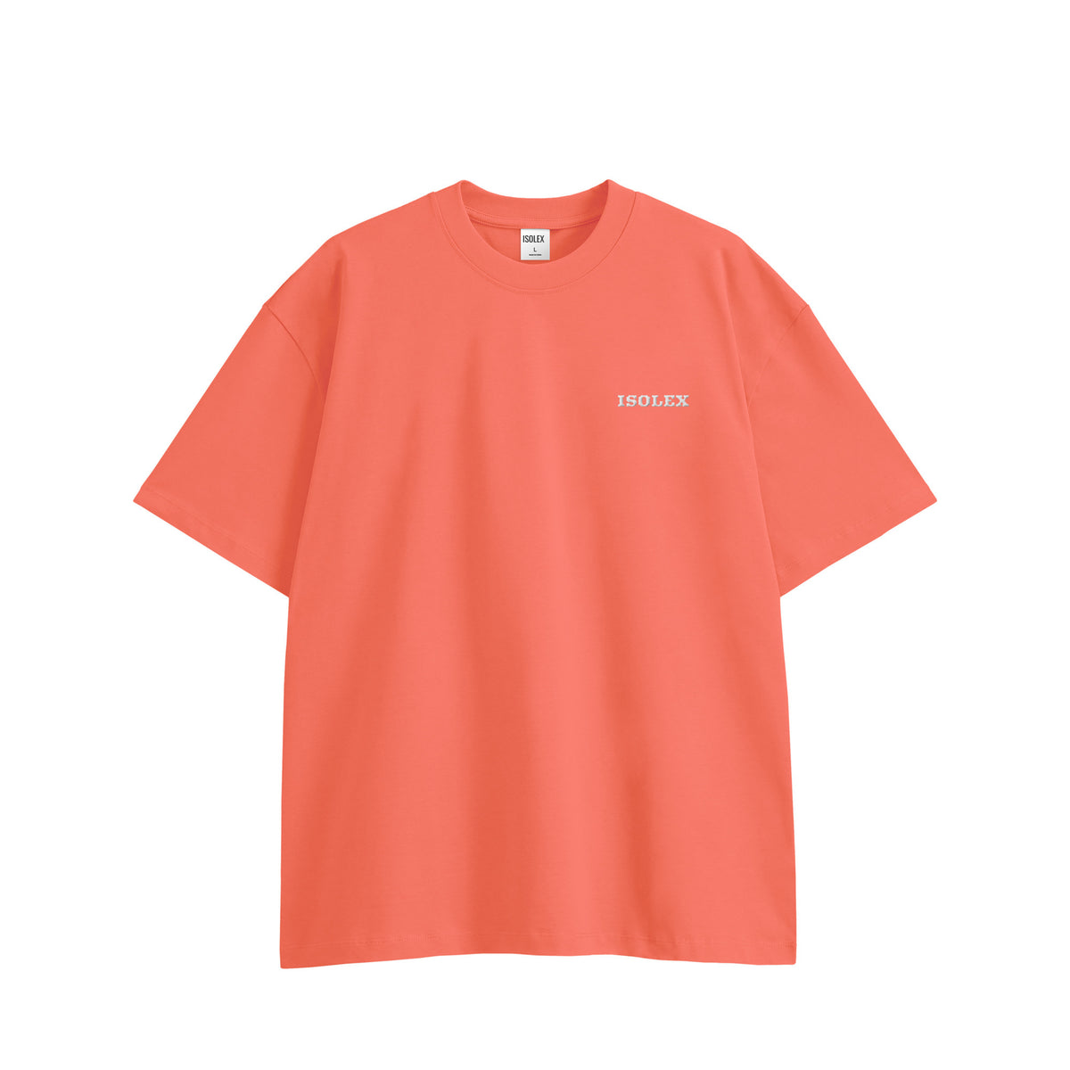 ISOLEX オーバーサイズ コットンTシャツ orange image