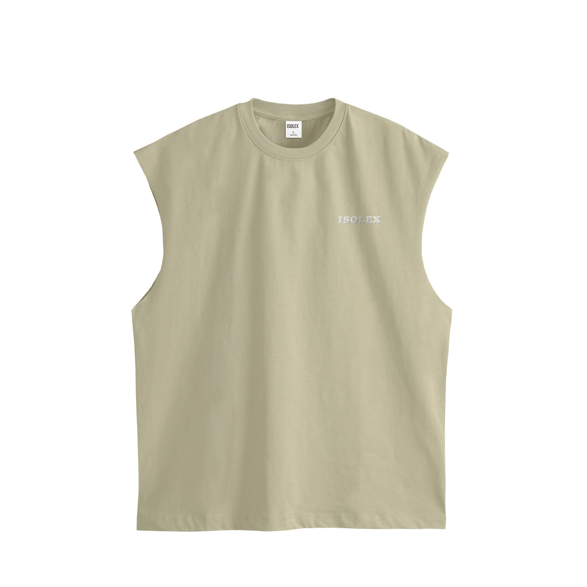 ISOLEX コットン タンクトップ beige image