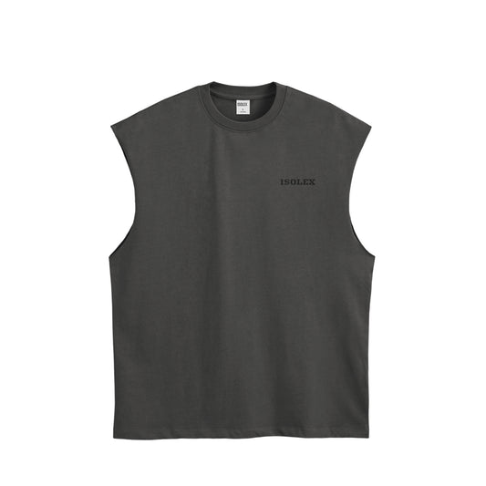 ISOLEX コットン タンクトップ charcoal image