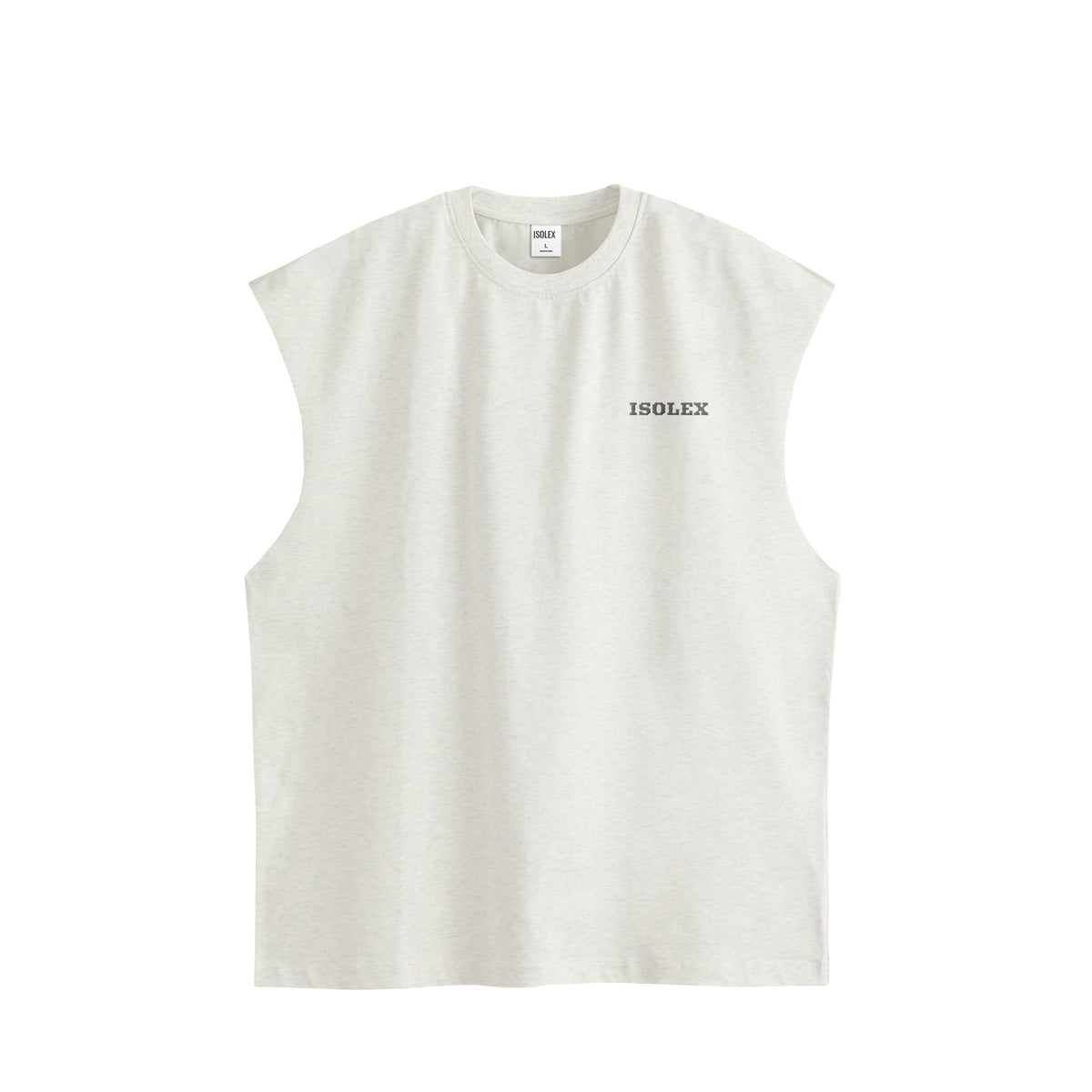 ISOLEX コットン タンクトップ oatmeal image
