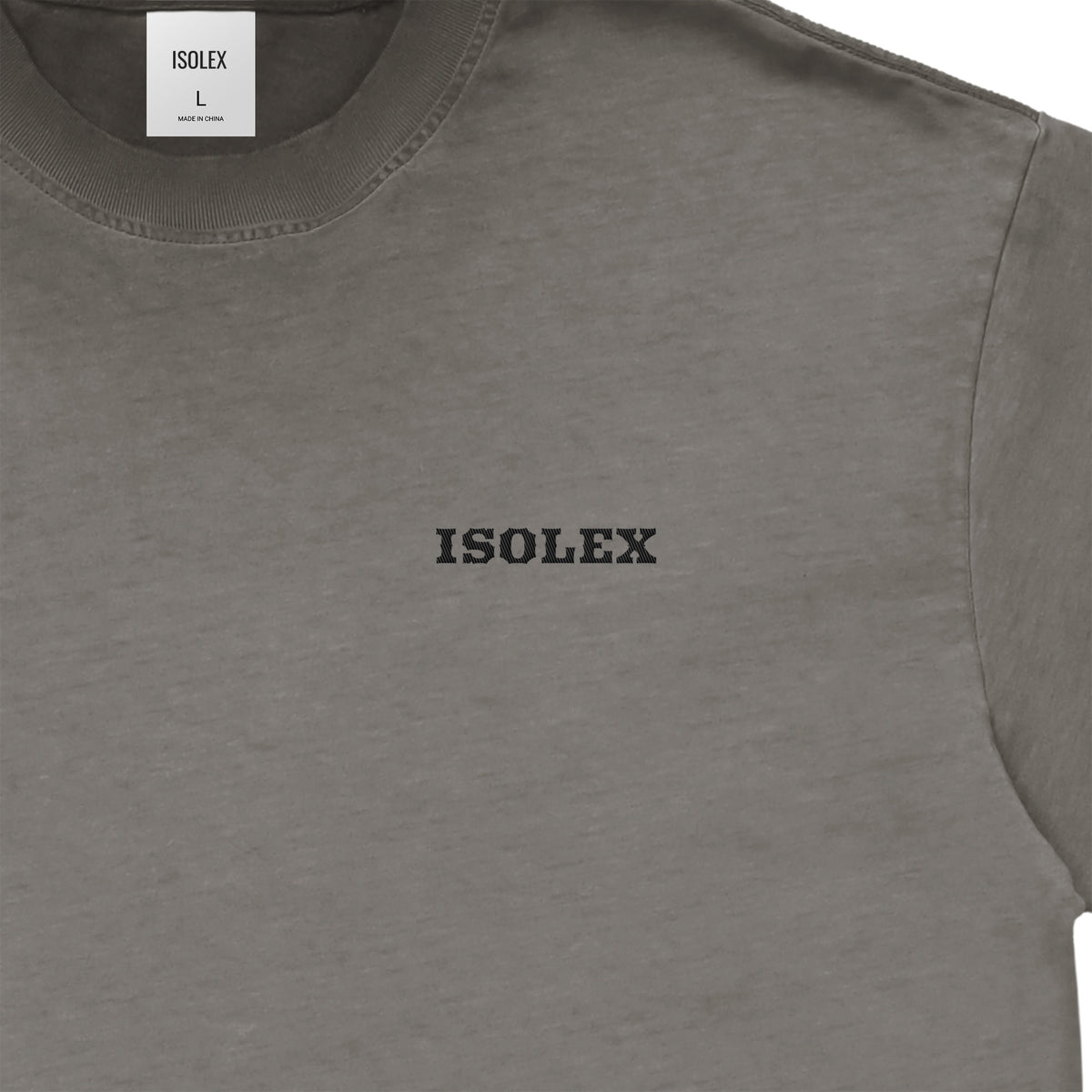 ISOLEX ヴィンテージウォッシュTシャツ gray image