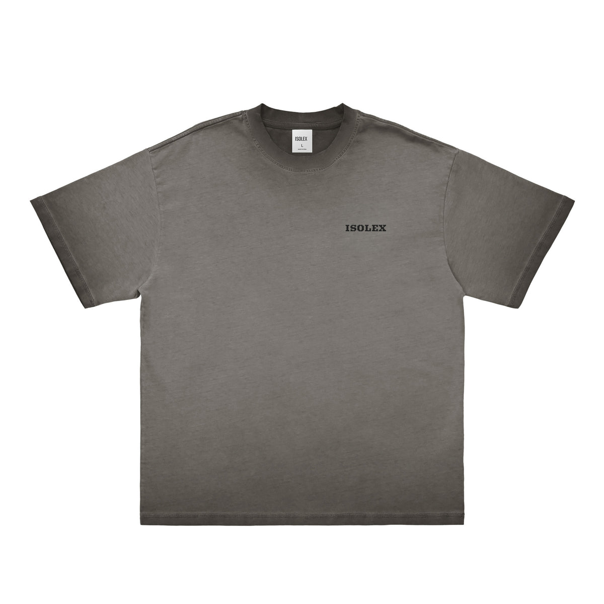 ISOLEX ヴィンテージウォッシュTシャツ gray image