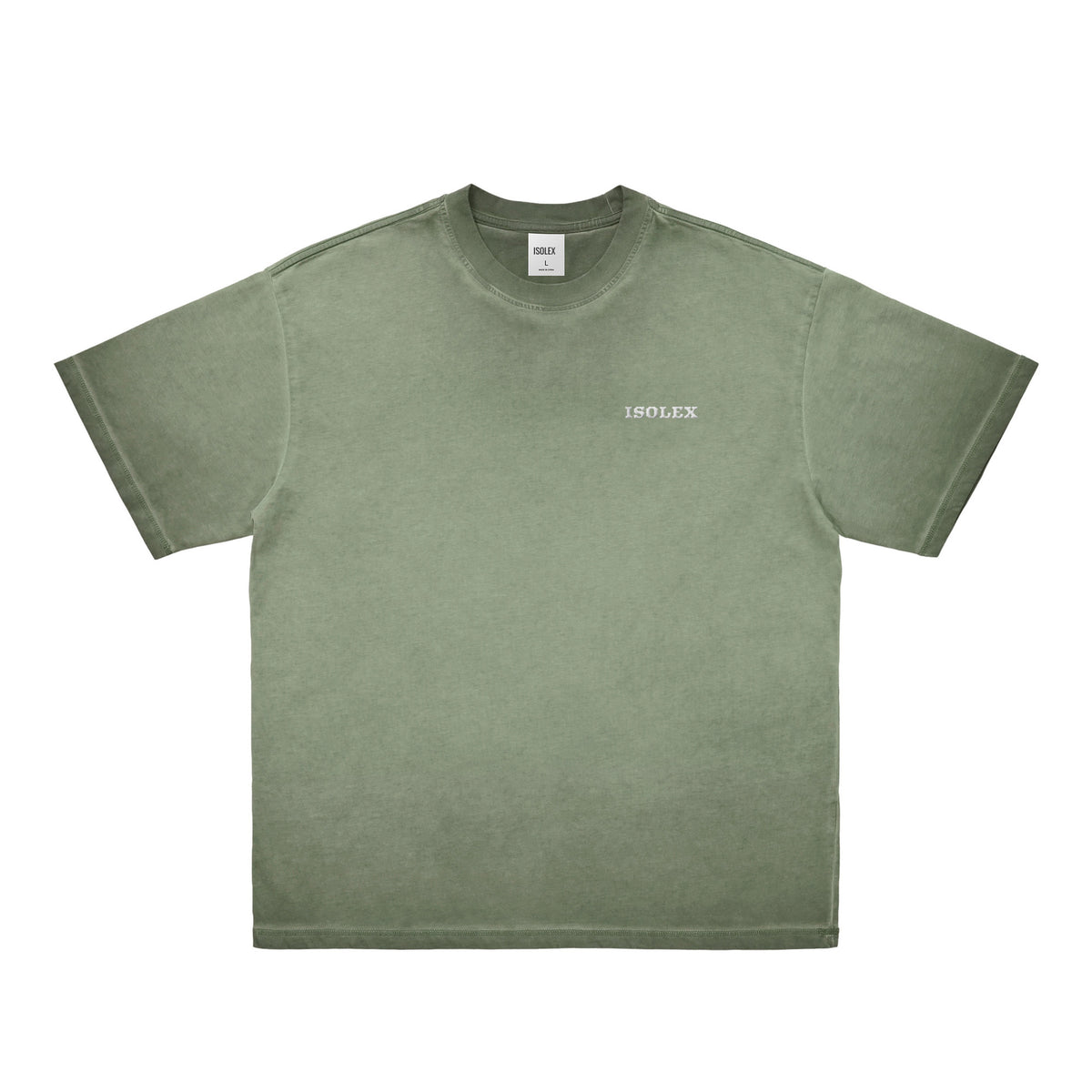 ISOLEX ヴィンテージウォッシュTシャツ green-gray image