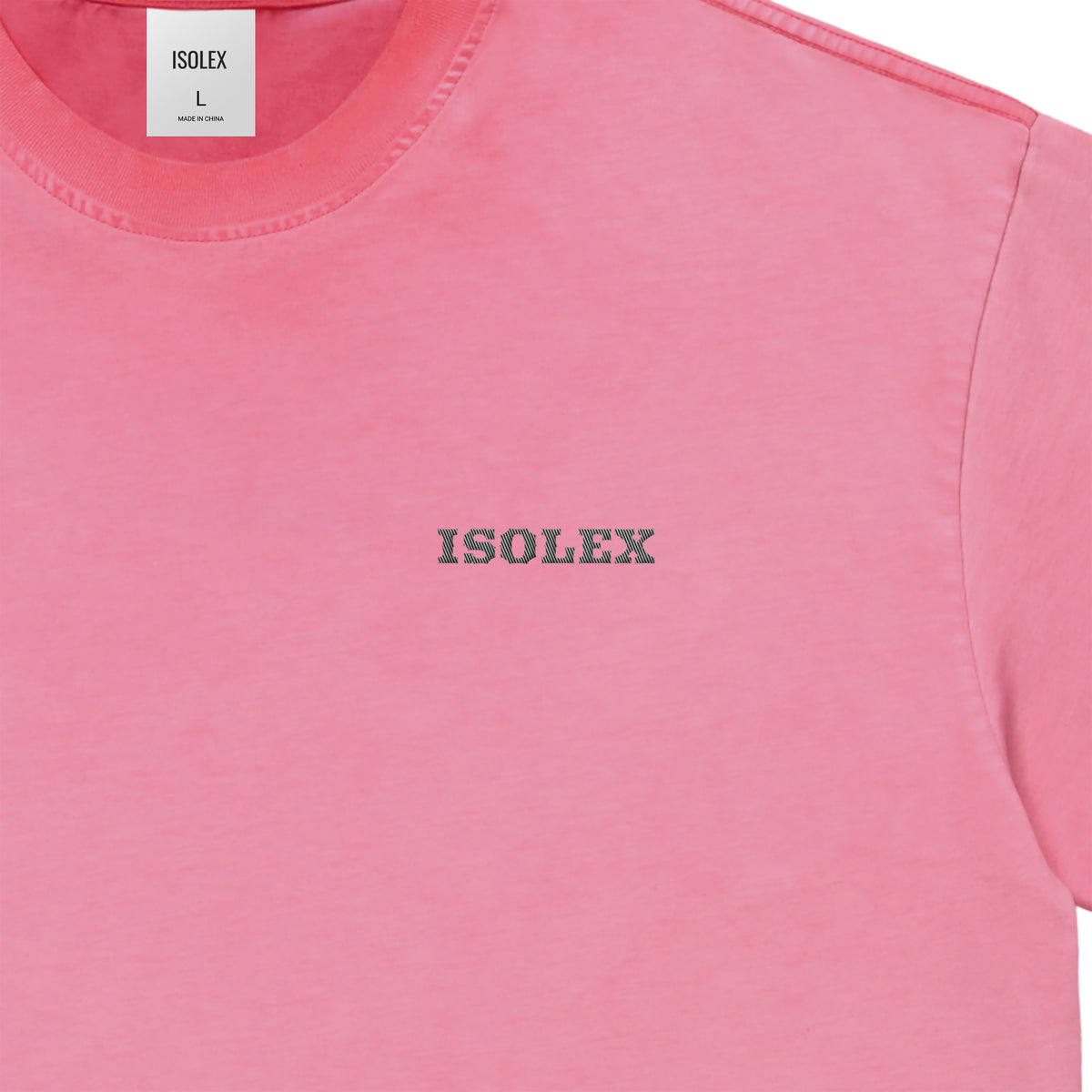 ISOLEX ヴィンテージウォッシュTシャツ pink image