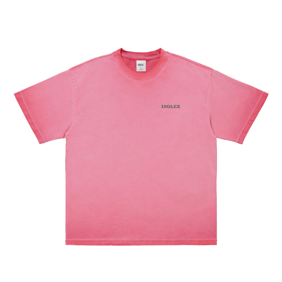 ISOLEX ヴィンテージウォッシュTシャツ pink image