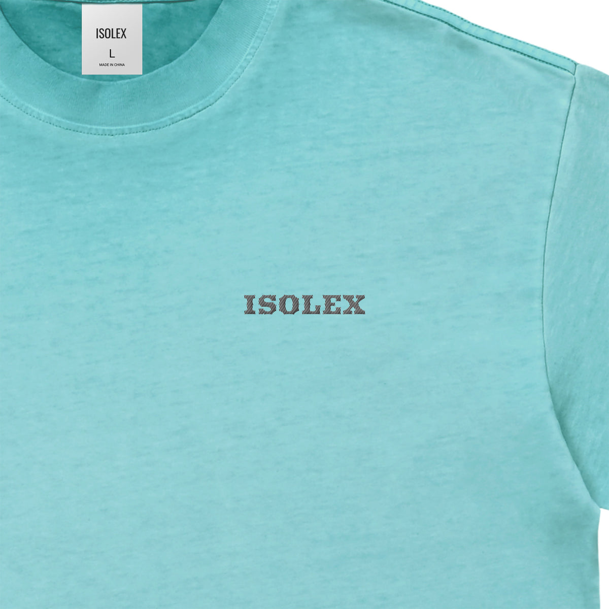 ISOLEX ヴィンテージウォッシュTシャツ turquoise-blue image