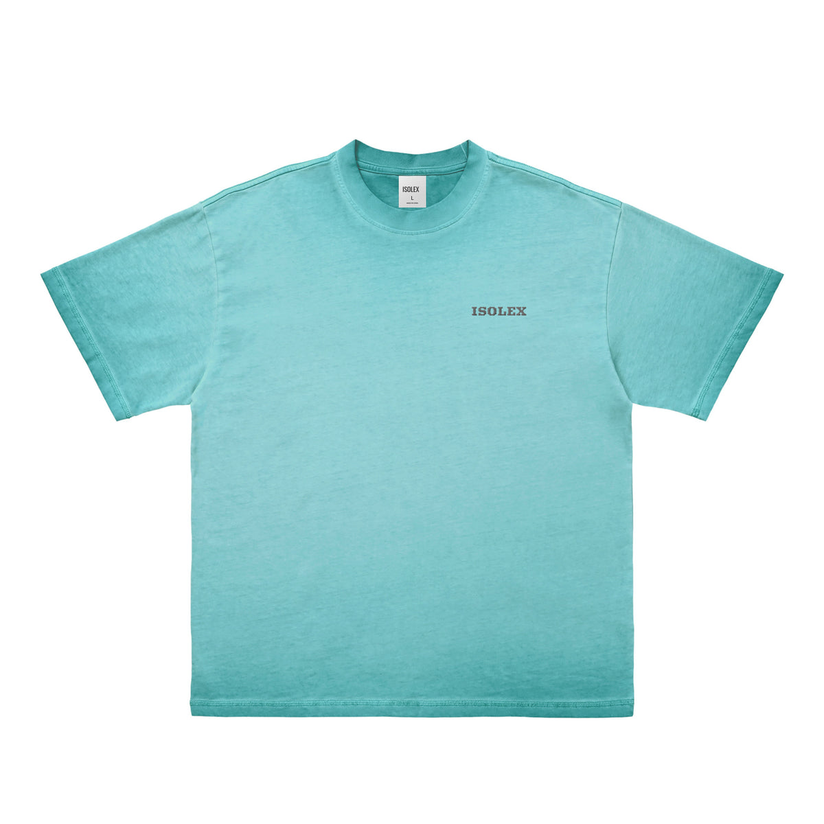 ISOLEX ヴィンテージウォッシュTシャツ turquoise-blue image