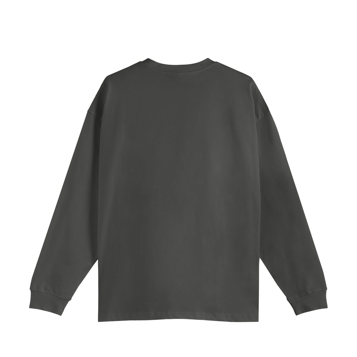 ISOLEX オーバーサイズ コットンロングスリーブTシャツ charcoal image
