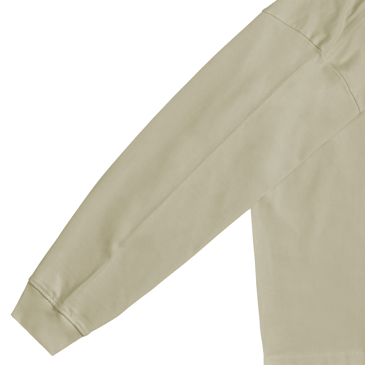 ISOLEX オーバーサイズ コットンロングスリーブTシャツ beige image