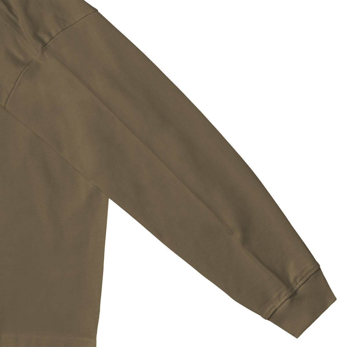 ISOLEX オーバーサイズ コットンロングスリーブTシャツ brown image