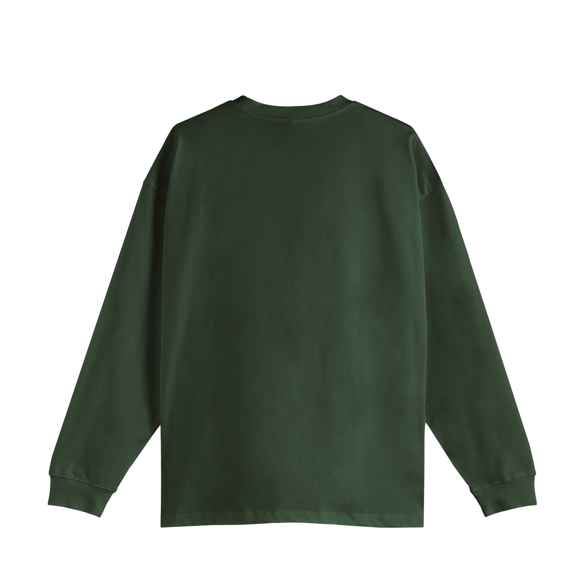 ISOLEX オーバーサイズ コットンロングスリーブTシャツ green image