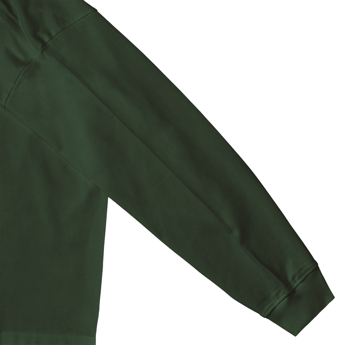 ISOLEX オーバーサイズ コットンロングスリーブTシャツ green image