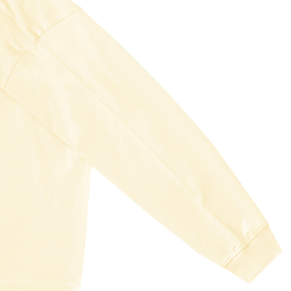 ISOLEX オーバーサイズ コットンロングスリーブTシャツ ivory image