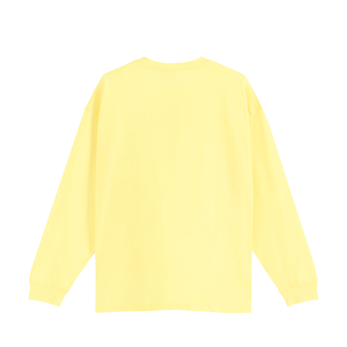 ISOLEX オーバーサイズ コットンロングスリーブTシャツ light-yellow image