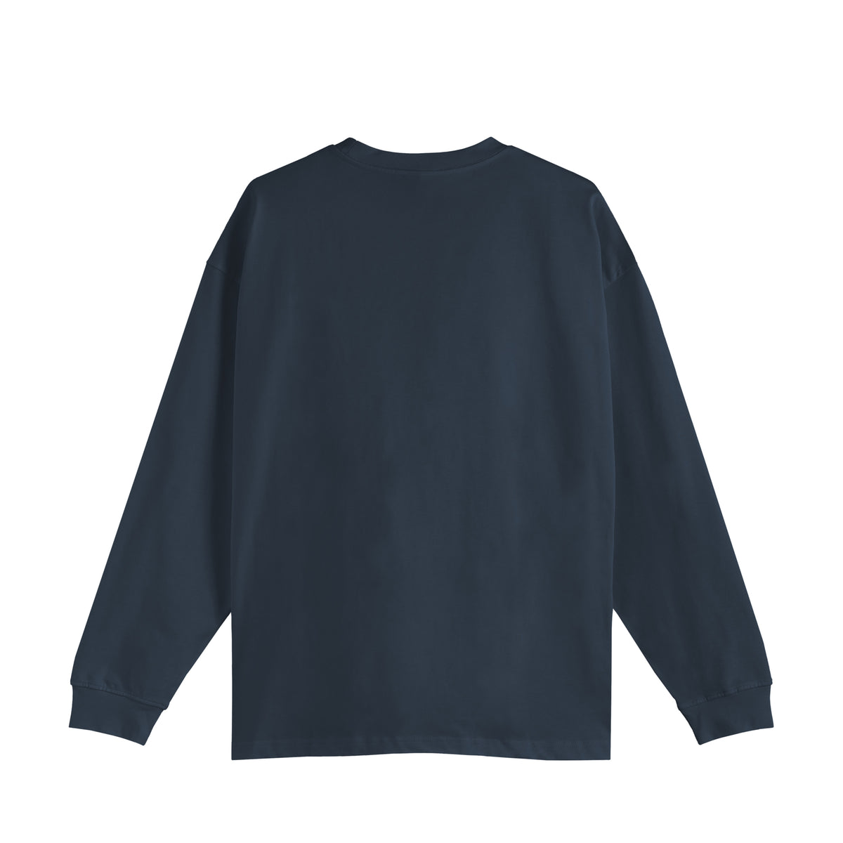 ISOLEX オーバーサイズ コットンロングスリーブTシャツ navy image