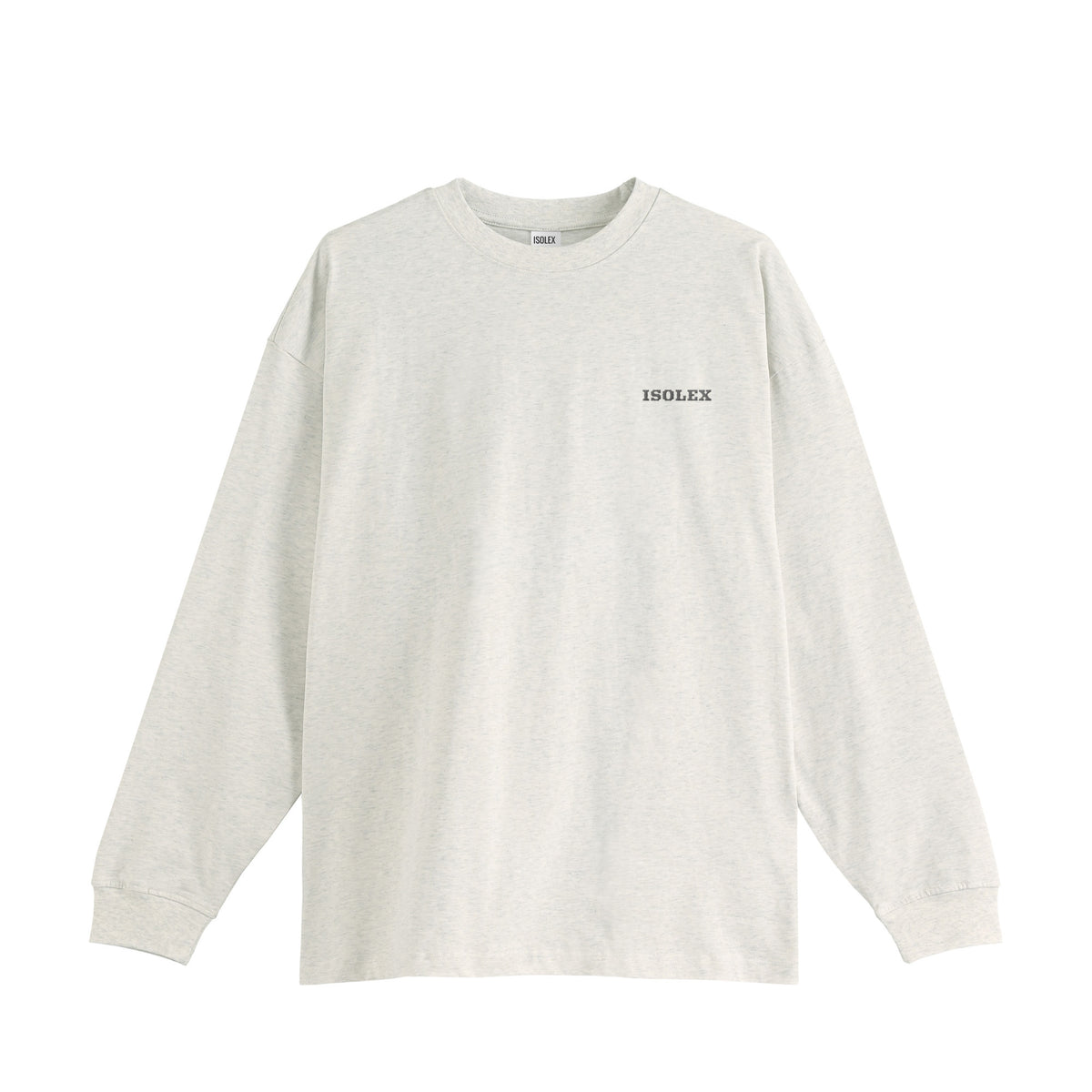 ISOLEX オーバーサイズ コットンロングスリーブTシャツ oatmeal image