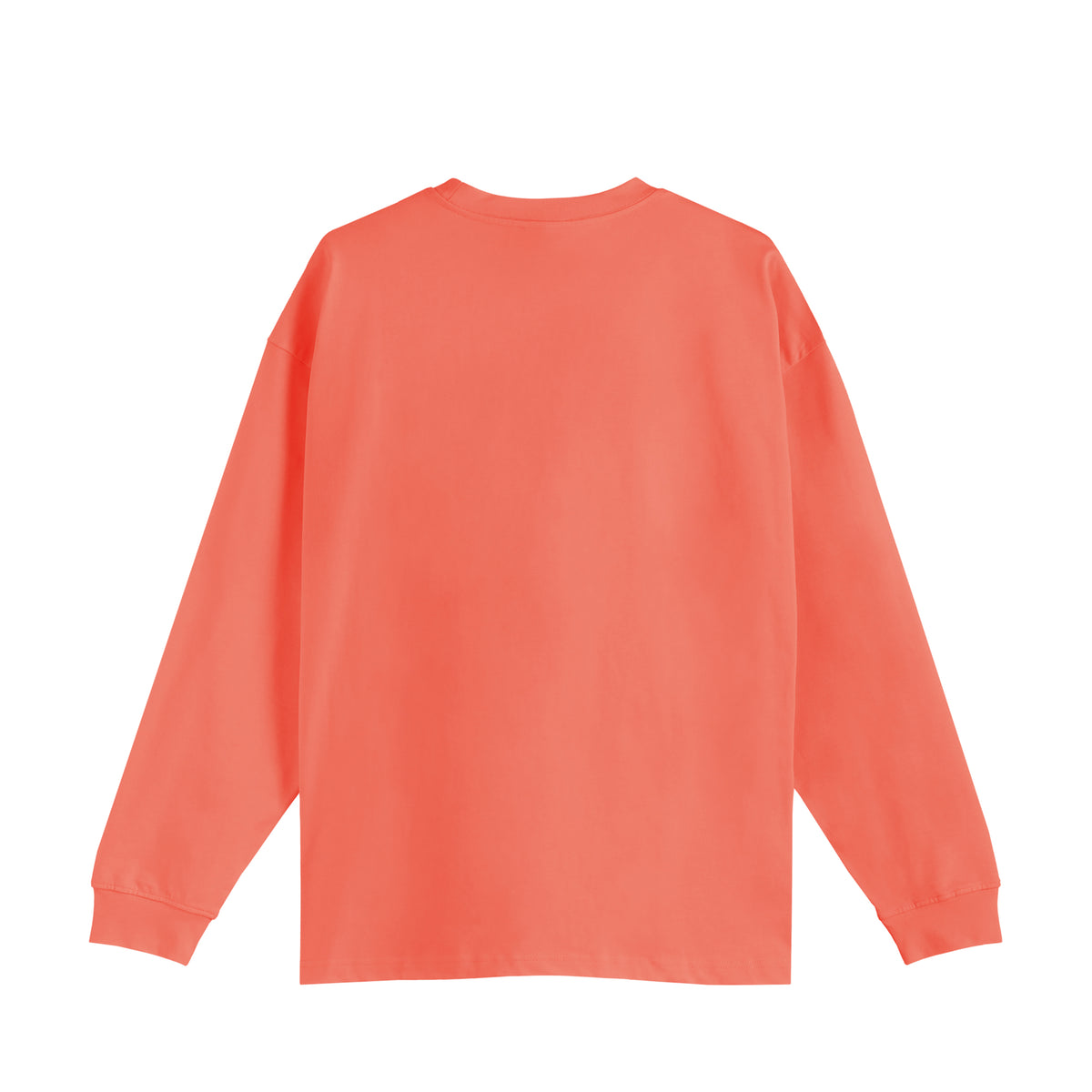 ISOLEX オーバーサイズ コットンロングスリーブTシャツ orange image