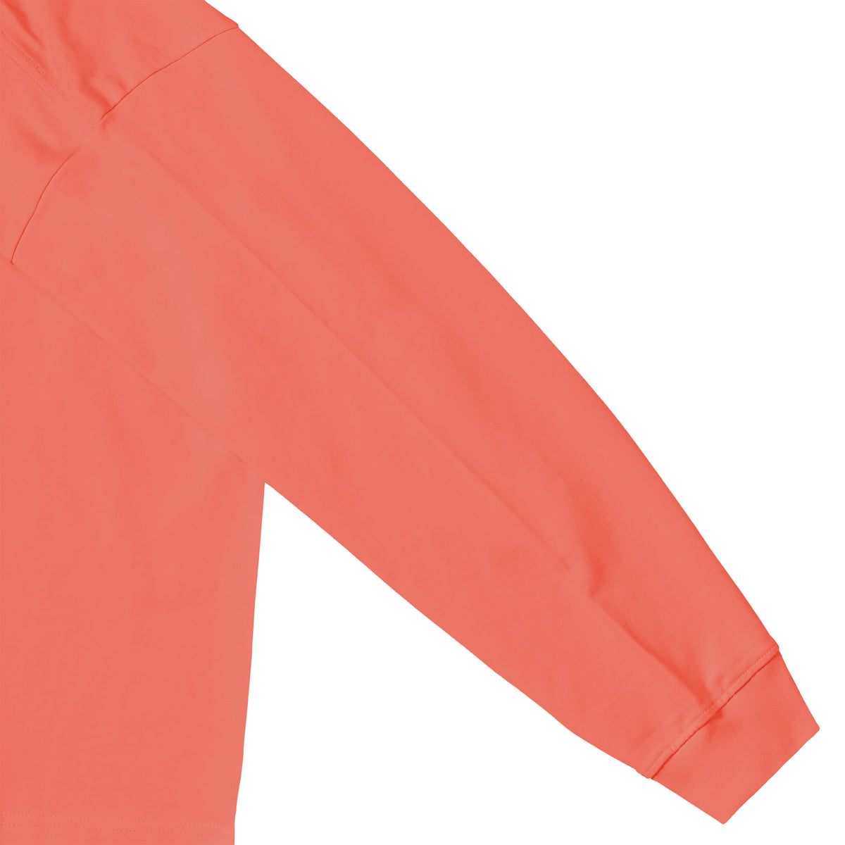 ISOLEX オーバーサイズ コットンロングスリーブTシャツ orange image