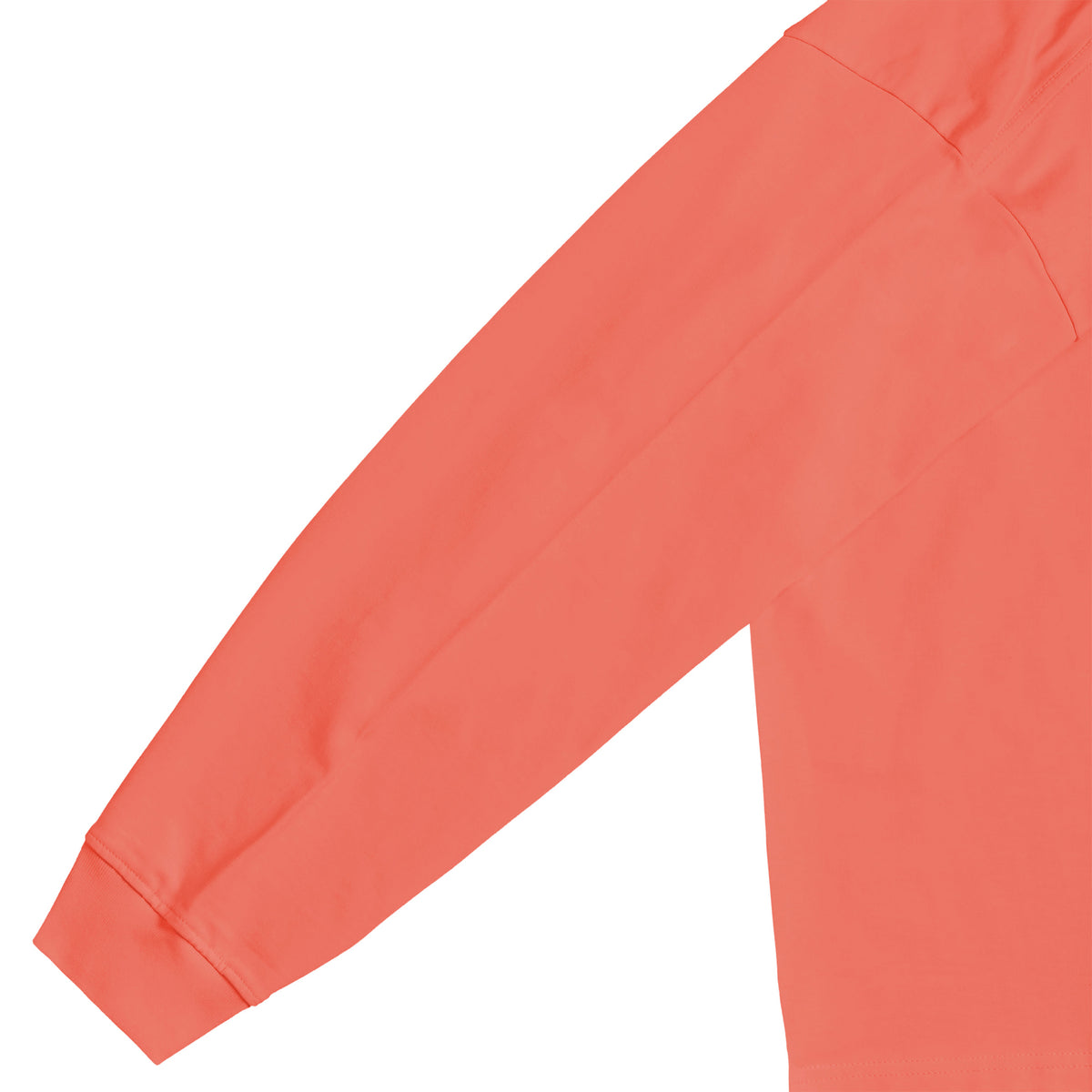 ISOLEX オーバーサイズ コットンロングスリーブTシャツ orange image