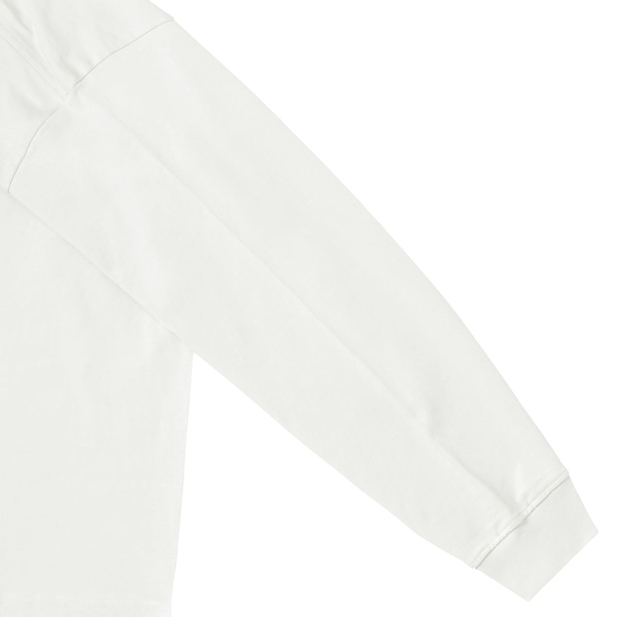ISOLEX オーバーサイズ コットンロングスリーブTシャツ white image