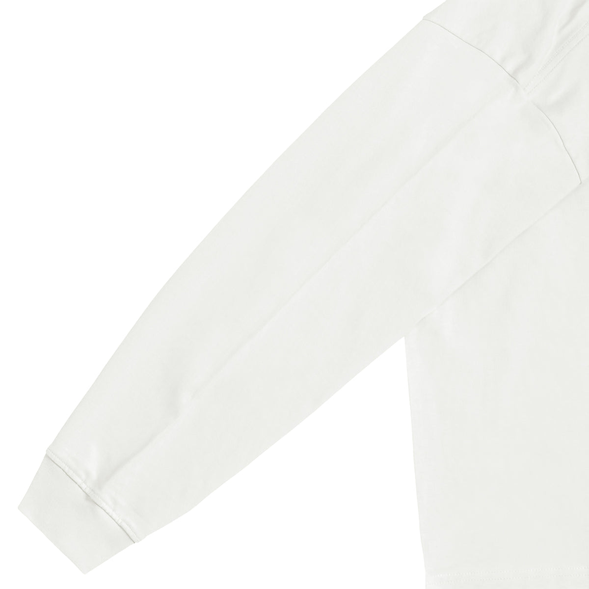 ISOLEX オーバーサイズ コットンロングスリーブTシャツ white image