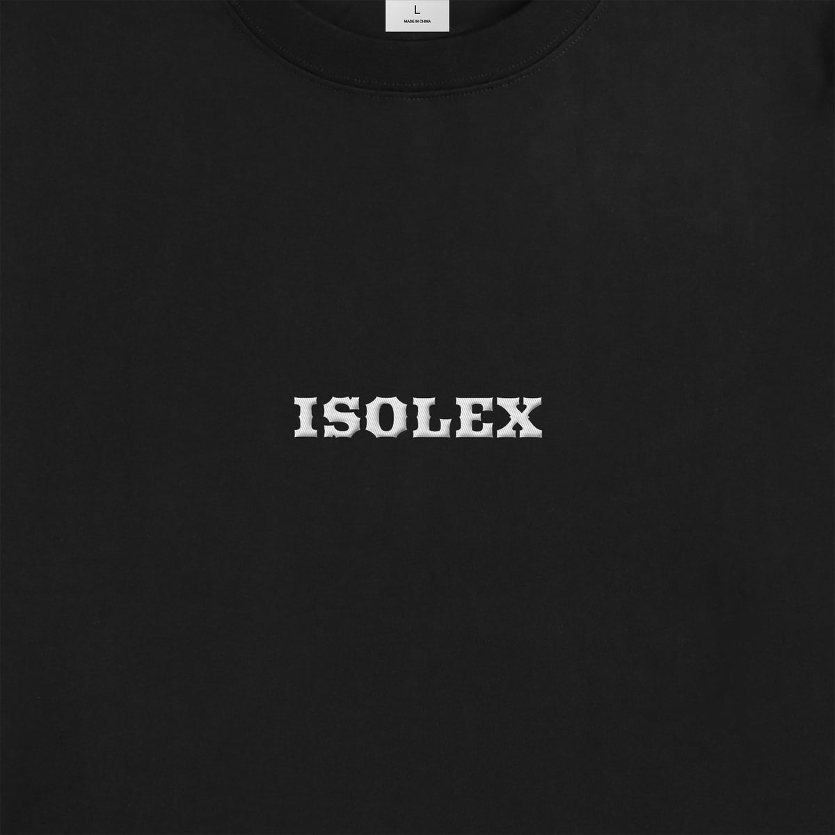 ISOLEX フェイクレイヤードロングスリーブTシャツ black-x-black image