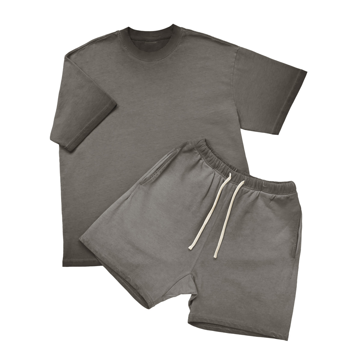 ISOLEX ヴィンテージウォッシュショートパンツ gray image