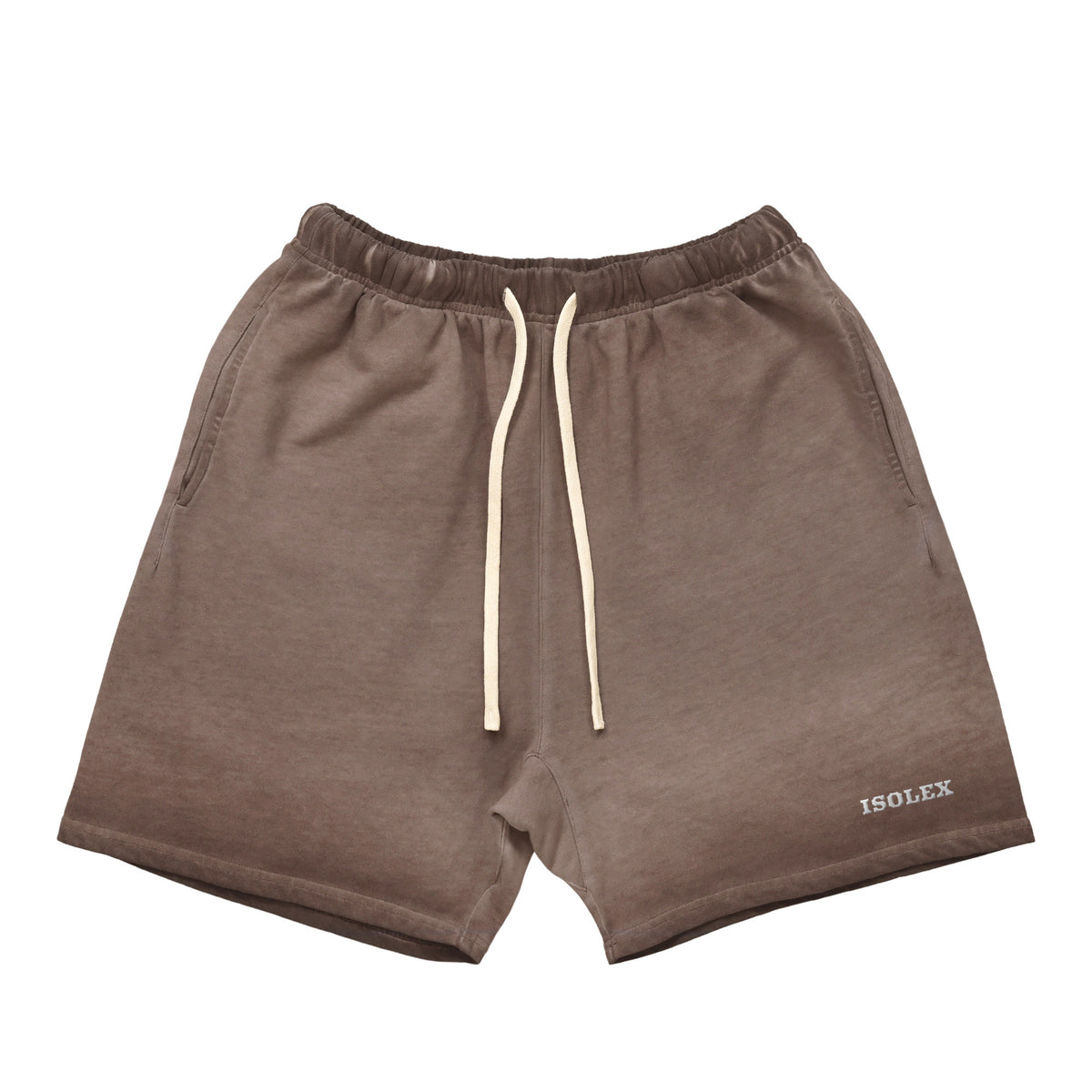 ISOLEX ヴィンテージウォッシュショートパンツ brown image