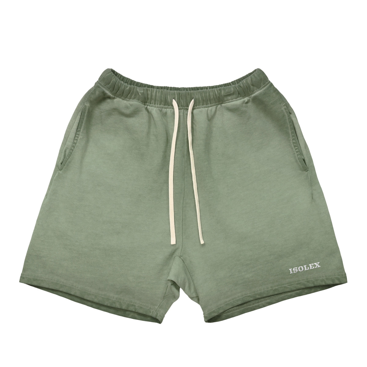 ISOLEX ヴィンテージウォッシュショートパンツ green-gray image
