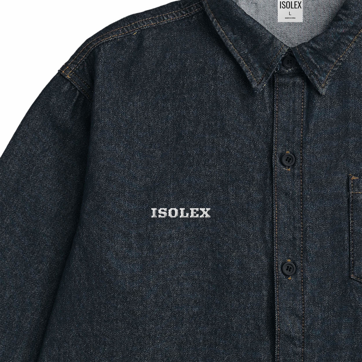 ISOLEX デニムシャツ indigo image