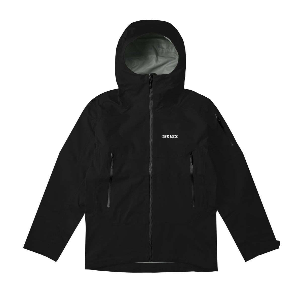 ISOELX 防水マウンテンパーカー black image