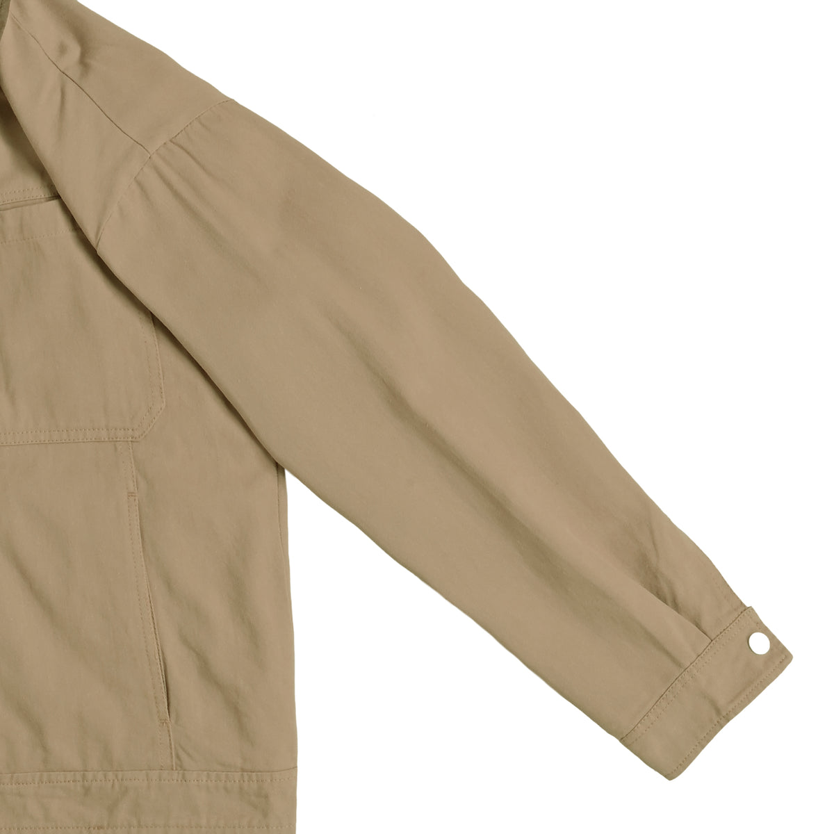 ISOLEX バイカラーワークジャケット beige image