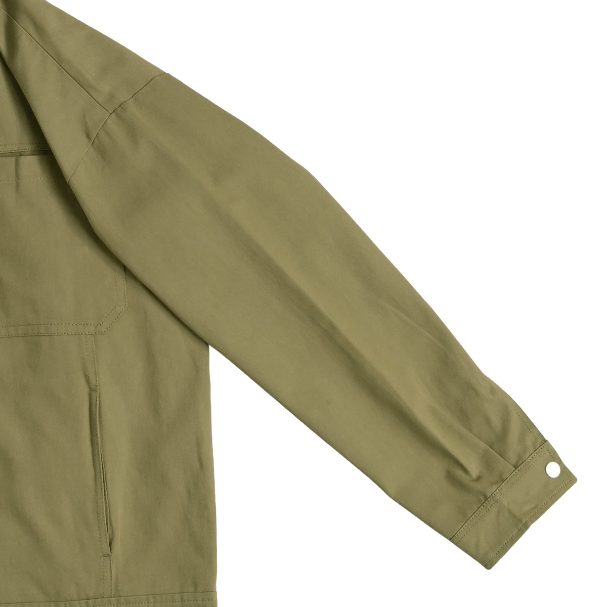 ISOLEX バイカラーワークジャケット khaki image